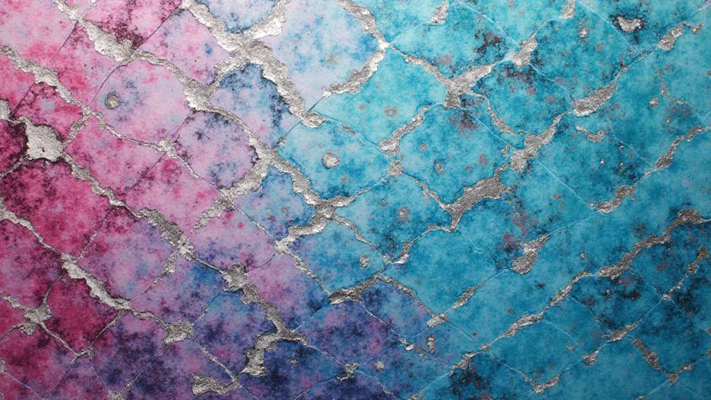 Paper marbled with a diamond pattern