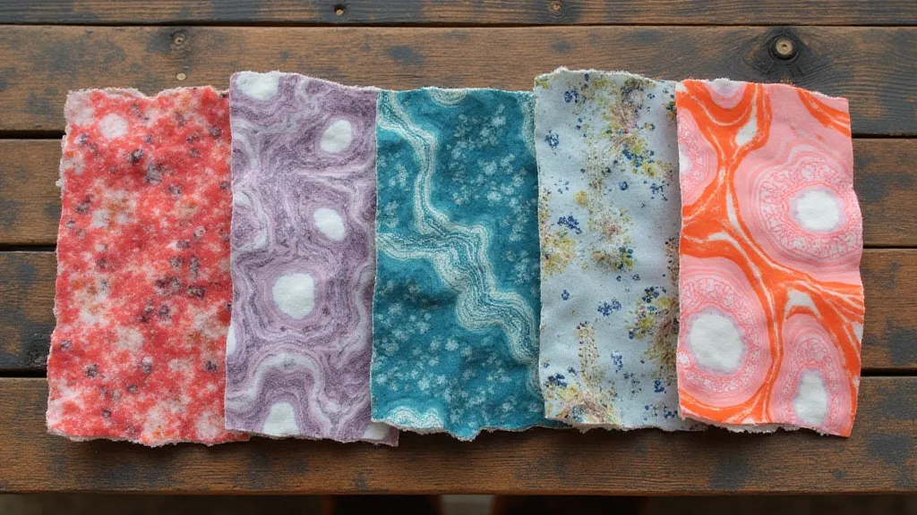 Collection of marbled paper