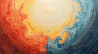 Creating Abstract Paper Marbling: Letting Go of Control